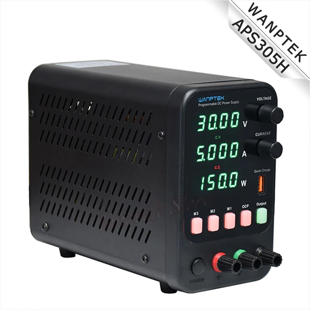 

Dc Power Supply WANPTEK APS305H APS3010H APS605H APS1203H APS1602H LED 4 Bit Digital Display Switching DC Regulated Power Supply