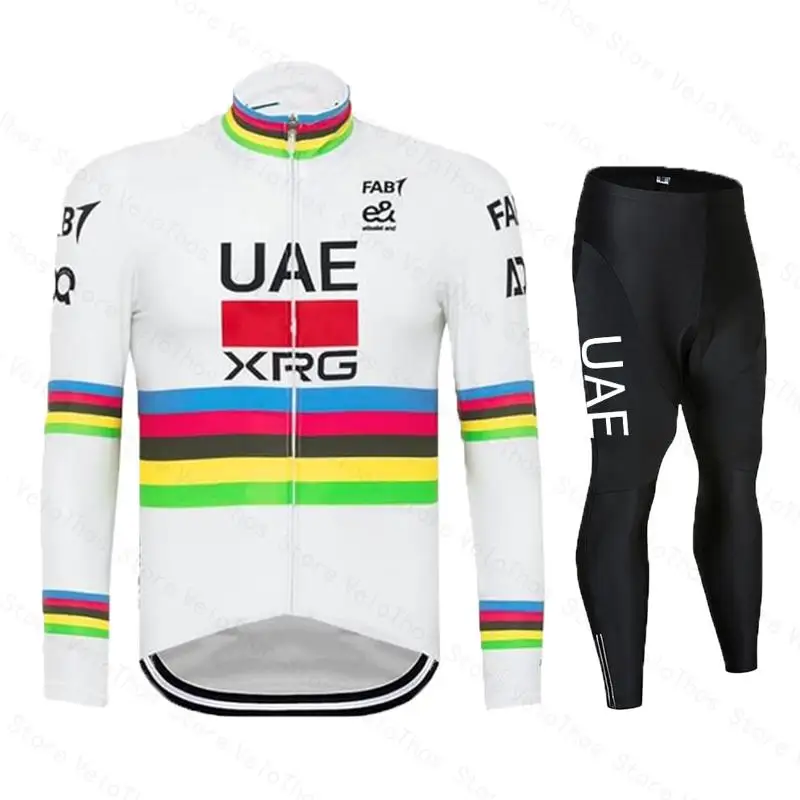 UAE 2026 Radsportjacken Herren Rennrad-Trikot Maillot Hosenanzug Ropa Ciclismo Thermo-Fahrradbekleidung Modische Ropa-Kleidung – Detail 2