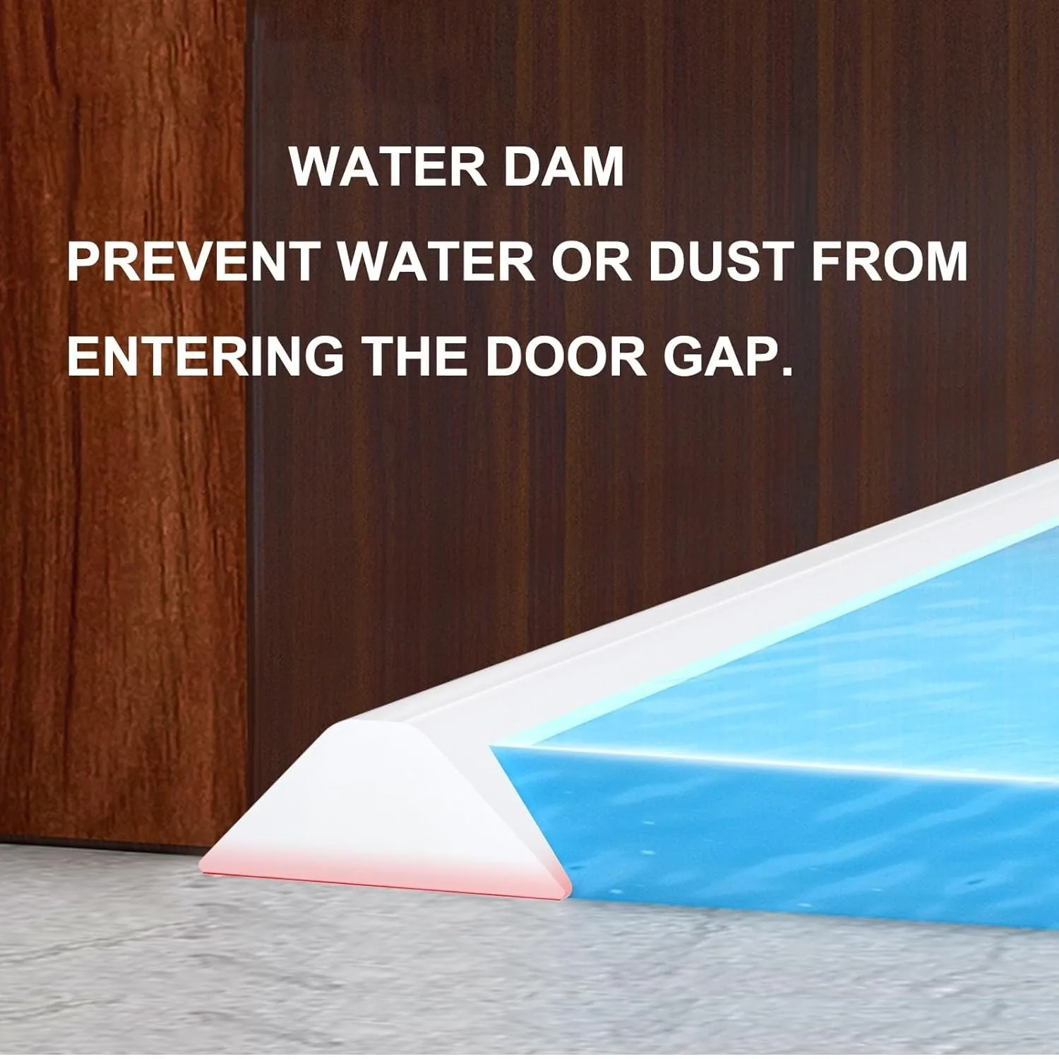 Collapsible Shower Water Dam Threshold Stopper Barrier Image 10