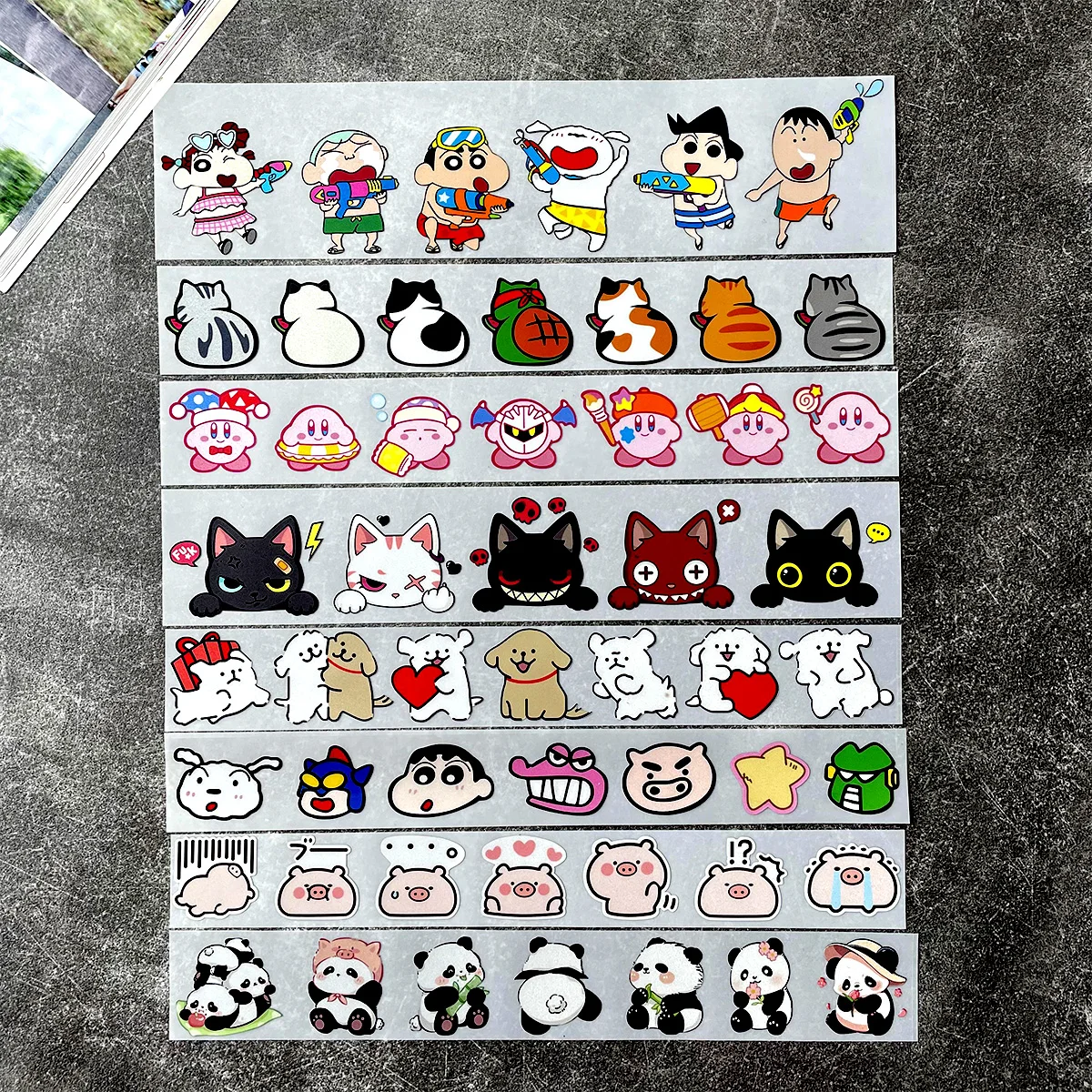 Cute and Creative Cartoon Car and Motorbike Stickers - Durable PVC Decorative Stickers