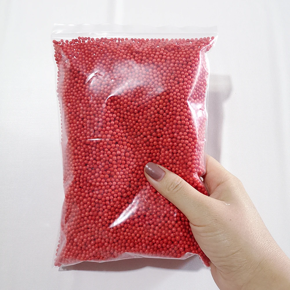 14g 2-3,5mm kaffee braune schokoladen farben pastell schaum perlen bunte polystyrol schaum kugeln styropor mini perlen kugeln basteln – Detail 10