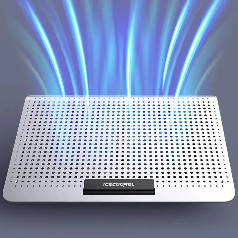 Laptop Fan Laptop Fan Stand Laptop Cooling Pad Laptop Stand ICE COOREL Notebook Radiator 2 USB Ports 11-19 Inch for Gaming
