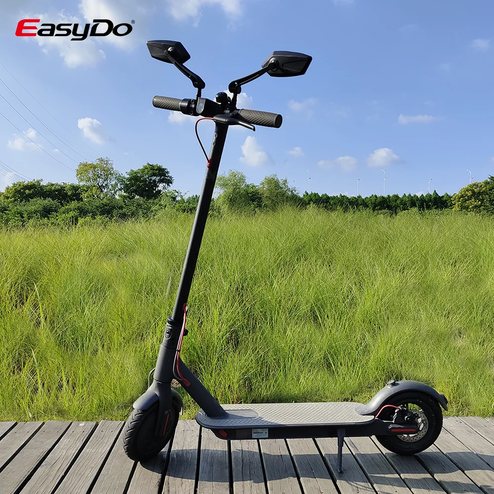 EasyDo Bicycle Handlebar Rear View Mirror Bike Cycling Wide Range Back Sight Reflector Adjustable Left Scooter E Bike Mirror