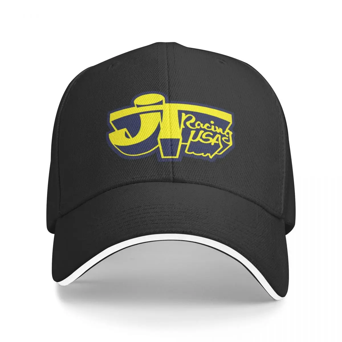 

JT Racing USA YELLOW/BLUE- Old School BMX Baseball Cap Vintage Cosplay Caps For Men Women's