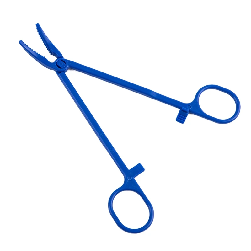 

Professional 16cm Hemostasis Disposable Medical Cotton Ball Pliers PVC Material First Aid Tools Surgical Tweezers