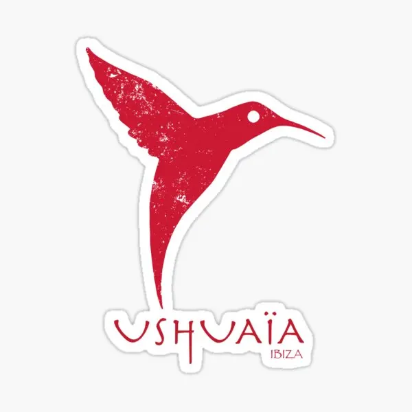 Ushuaia Party Ibiza Stickers 5PCS for Cute Luggage Living Room Laptop Kid Cartoon Home Print Water Bottles Funny Wall Decor graffiti stickers fridge stickers