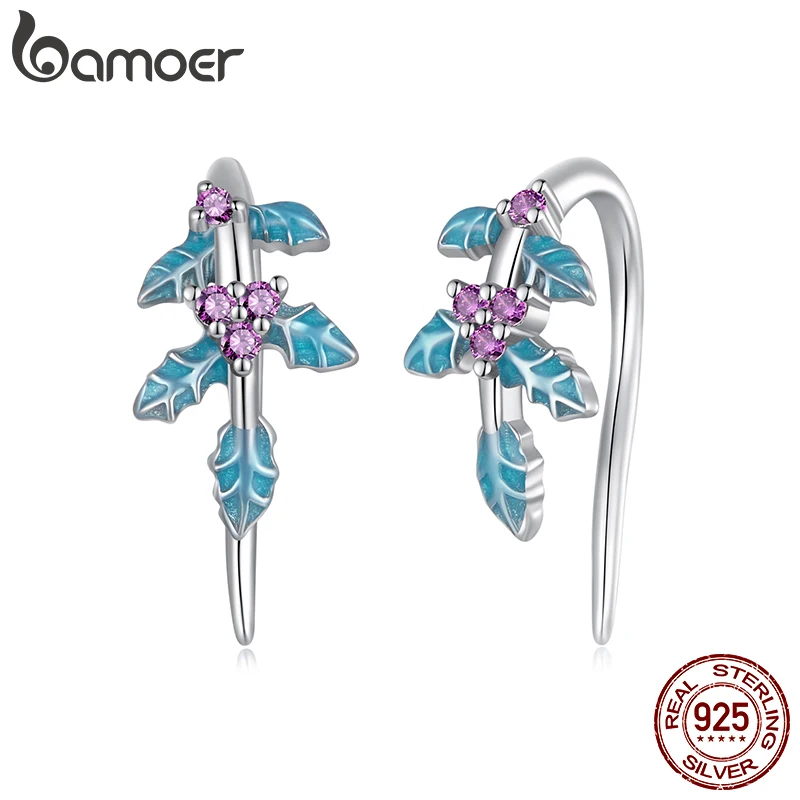 Orecchini A Piuma In Argento 925 - Borchie Minime Per Donna E Ragazza, Con Confezione Regalo