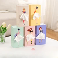 Cartoon Anime Marilyn Monroe Tutu Skirt Girl Face Pumping Paper Box Girl Tissue Box 1
