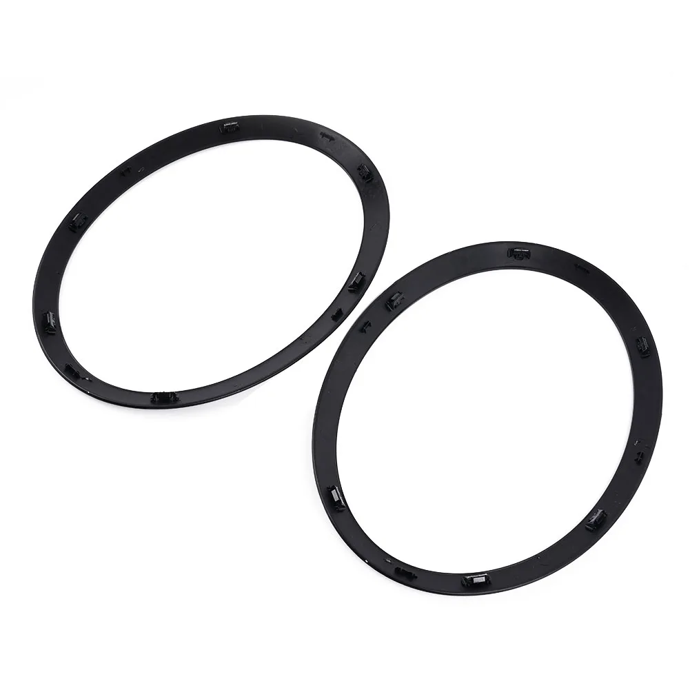 

2pcs Black Headlight Frame Trim Ring Left Right Set New Bright Black For Mini For Cooper F55 F56 F57 51712355791 51712355798