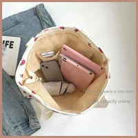 Fashion Corduroy Shoulder Bag for Women, Cute Printed Handbag, Casual Commuter & Shopping Purse, Trendy Underarm Bag - Image 4