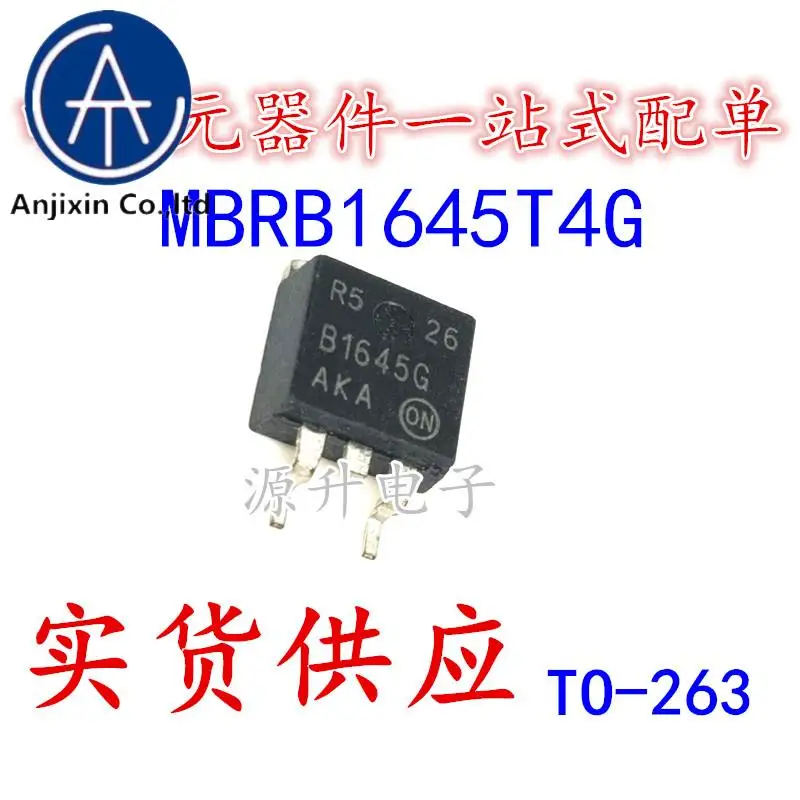 

10 шт. 100% оригинальный новый MBRB1645T4G B1645G SMD транзистор TO-263
