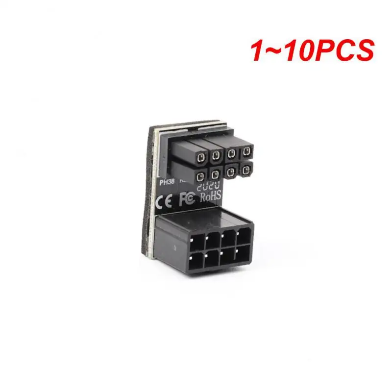 

1~10PCS 8Pin 6Pin Female to 8Pin 6pin Male 180 Degree Angled Power GPU Adapter for Desktops Graphics Card