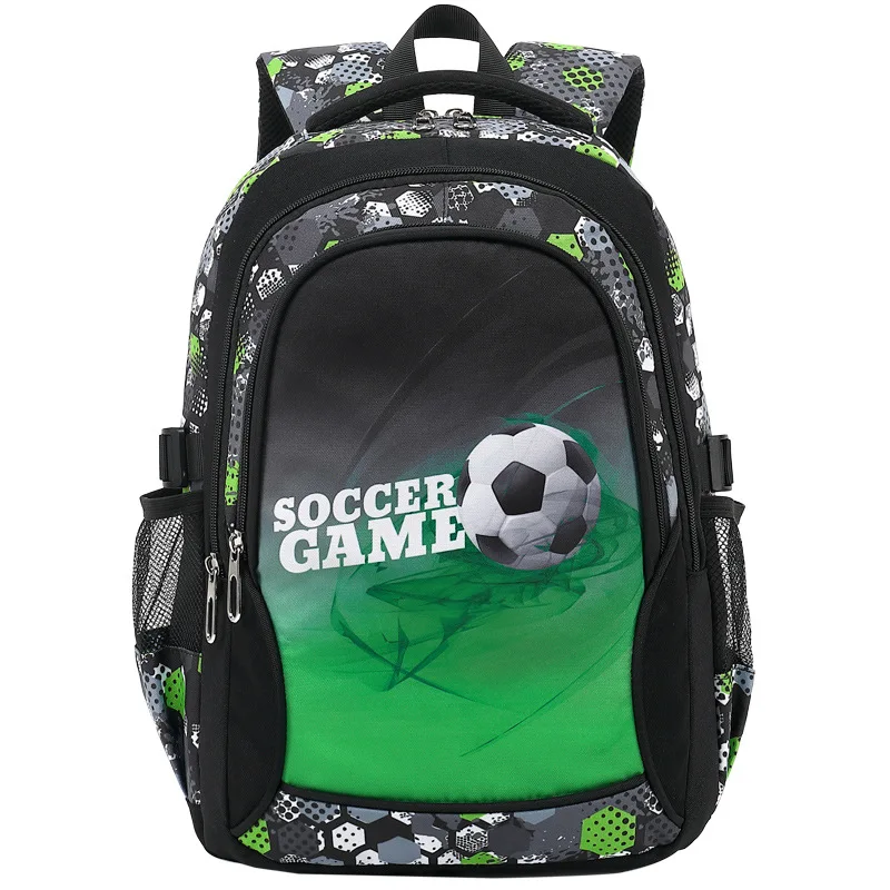 The New Large-capacity Waterproof Backpack for Elementary and Junior High School Students Reduces The Burden on Boys