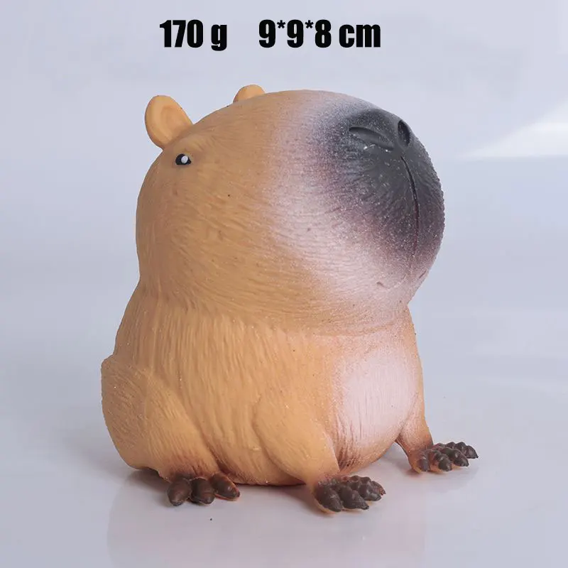 Kawaii Capybara Squeeze Toy Slow Rebound Toy Fidget Toys Handmade Silicone Stress Relief Squishy Toy Sensory Toys 3