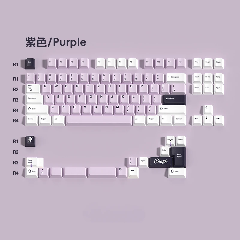 WOB Crush80 テーマキーキャップセット PBT カスタム 80% 75% 65