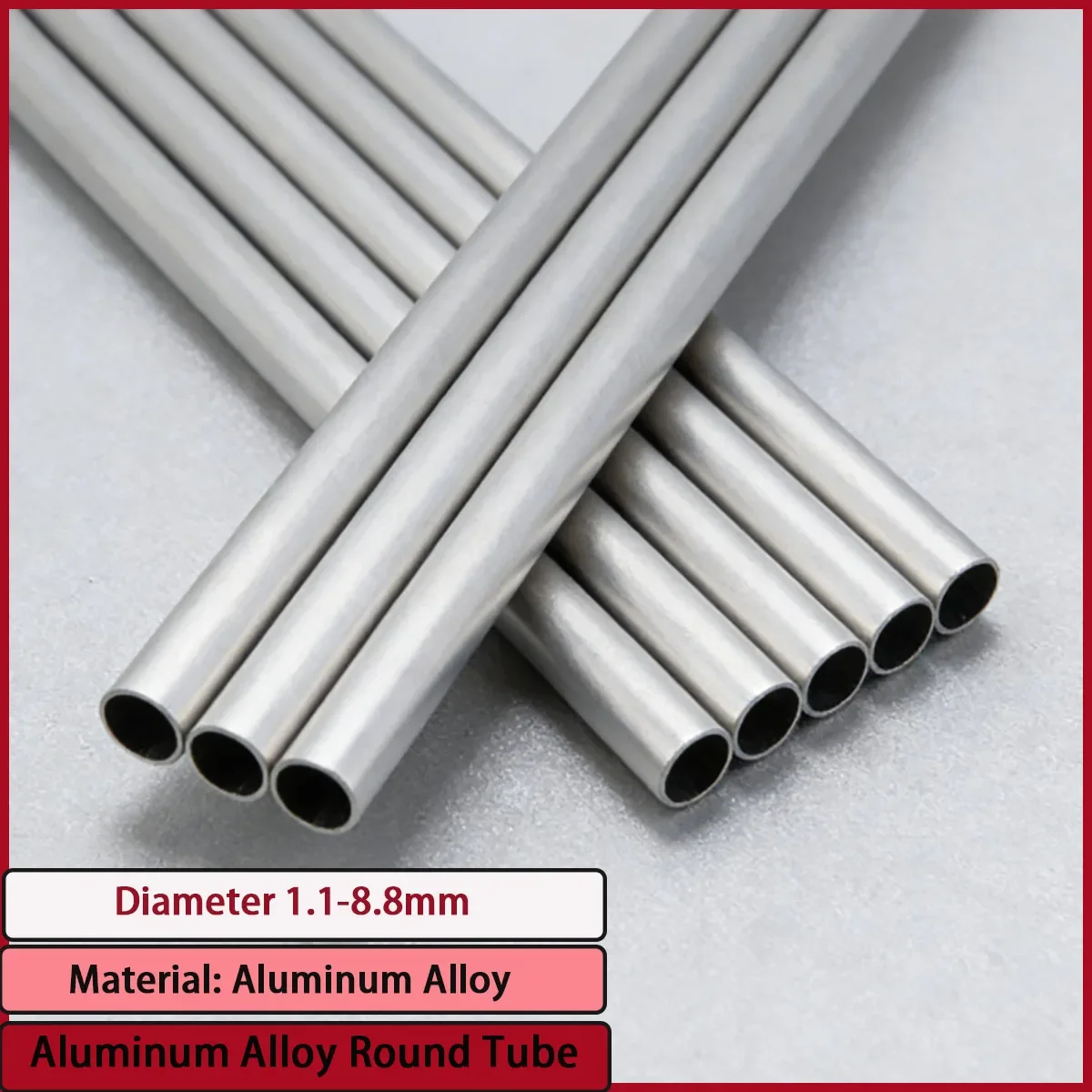1,1-8,8mm Aluminiumlegierungsrohre / Aluminiumrohre mit Kleinem Durchmesser für Strukturgestaltung & Industrielle Flüssigkeitssysteme – Detail 1