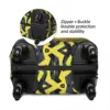 Custom Cute Pokemon Pikachu Luggage Cover Protector Washable Travel Suitcase Covers 3