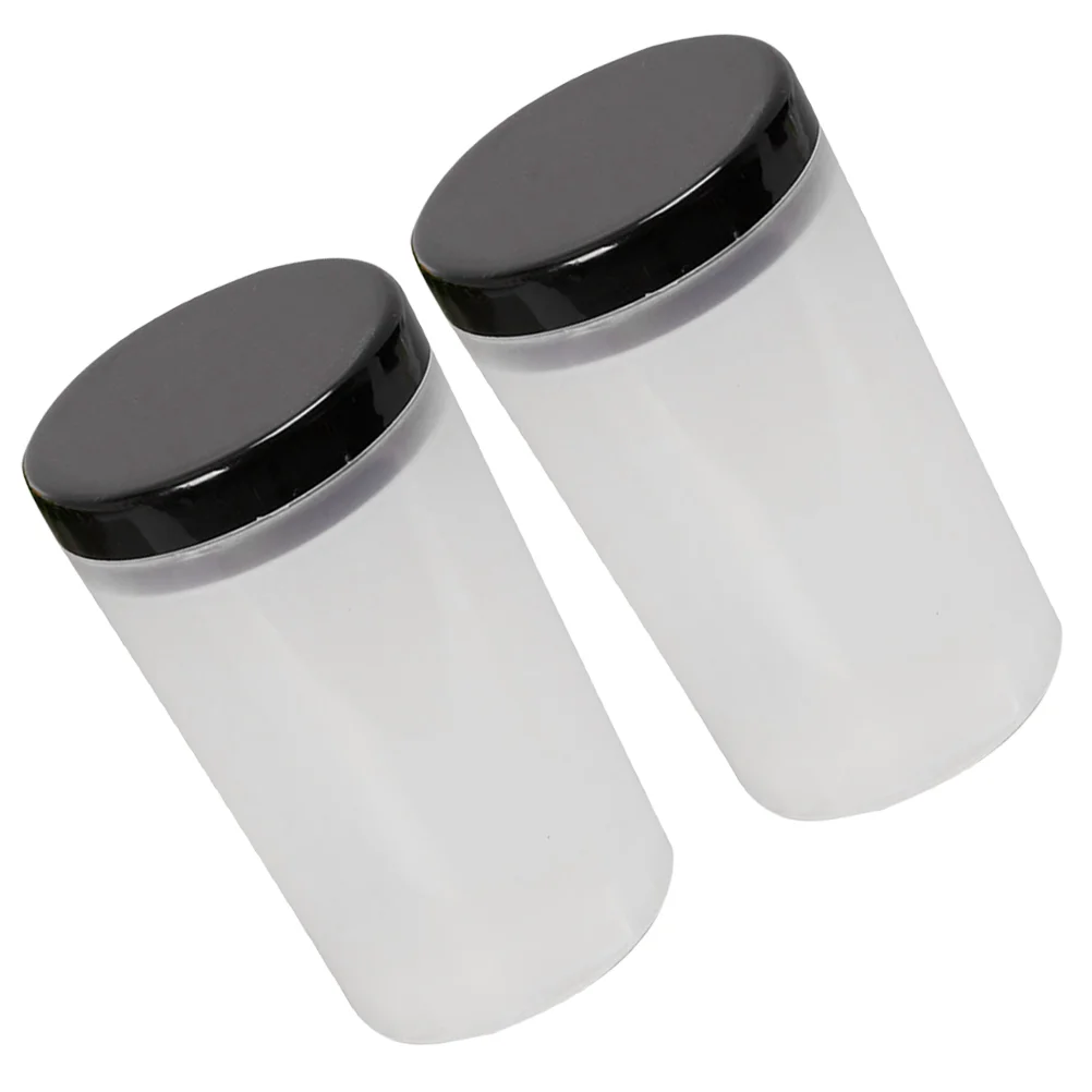 2 Pcs Pencil Bottle Painting Brush Cleaner Washer Detergent Watercolor Container Plastic Holder Artist