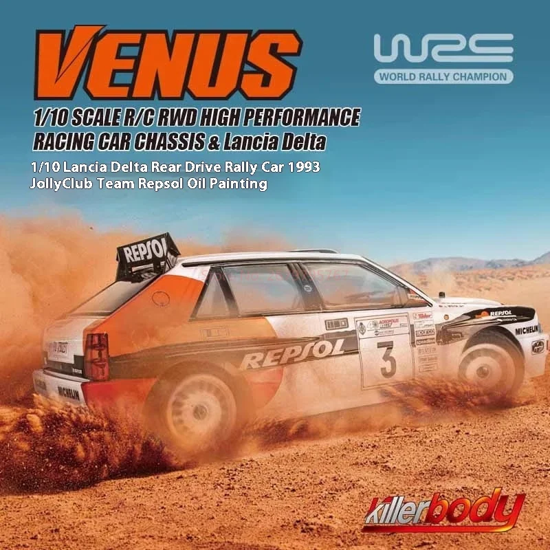 1:10 Killerbody Venus Rc Simulation Rally Car Off-Road Vehicle