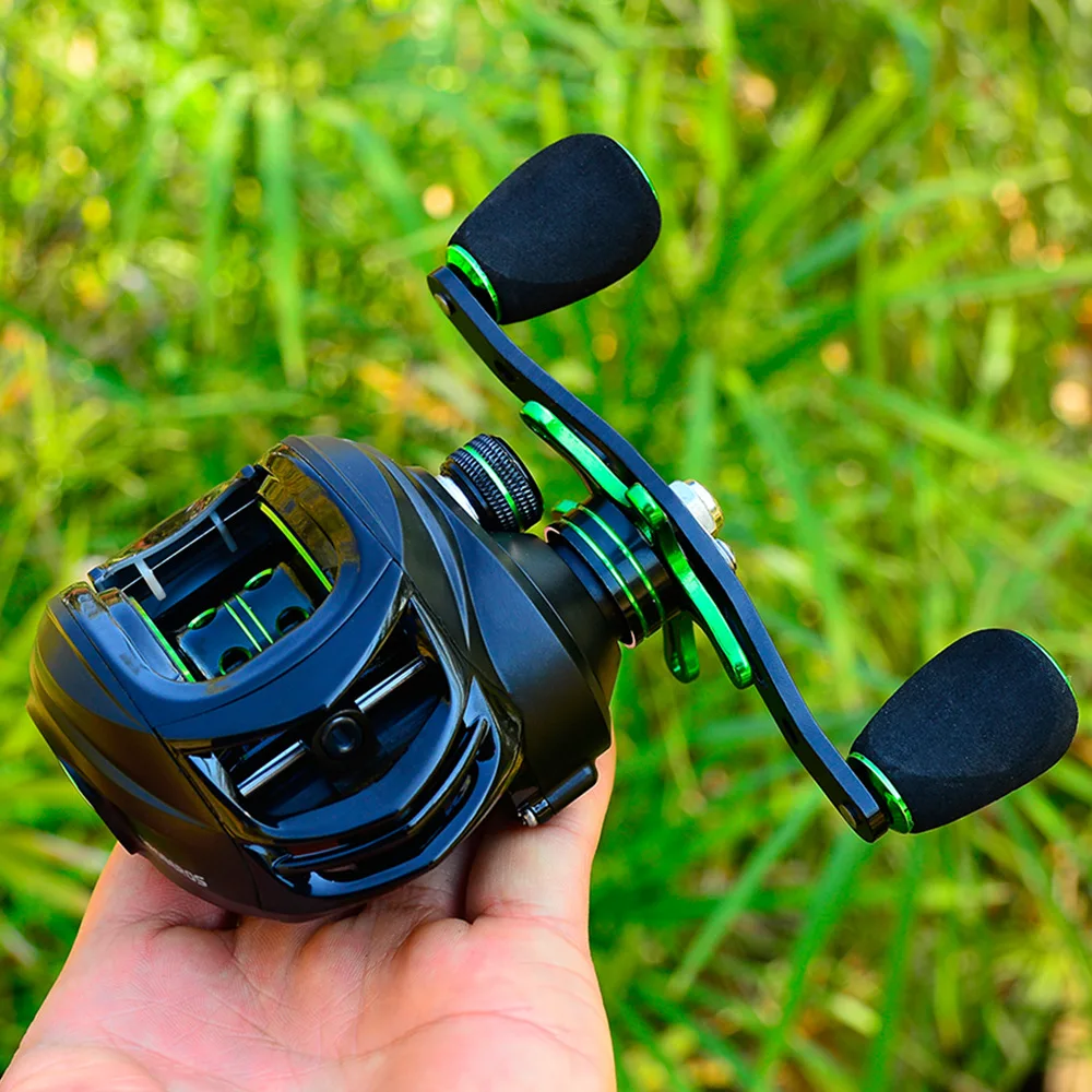 

Baitcasting Reel 7.2:1 High Speed Fishing Reel 10KG Max Drag Magnetic Braking Bait Casting Reel Casting Reel Fishing Tackle