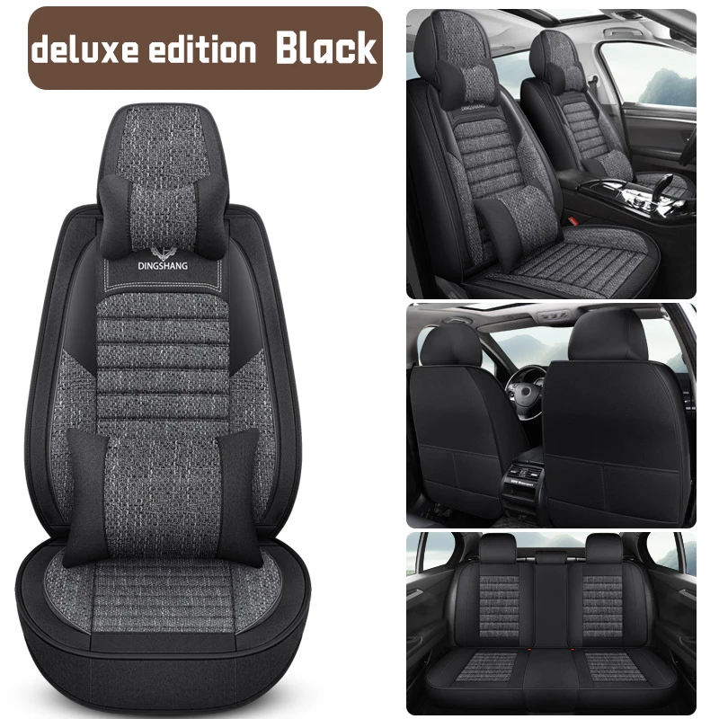 메르세데스 B 클래스 W245 W246 W242 W247 B-Klasse B180 B200 B250 B250E 용 리넨 코튼 범용 카시트 커버 자동차 액세서리