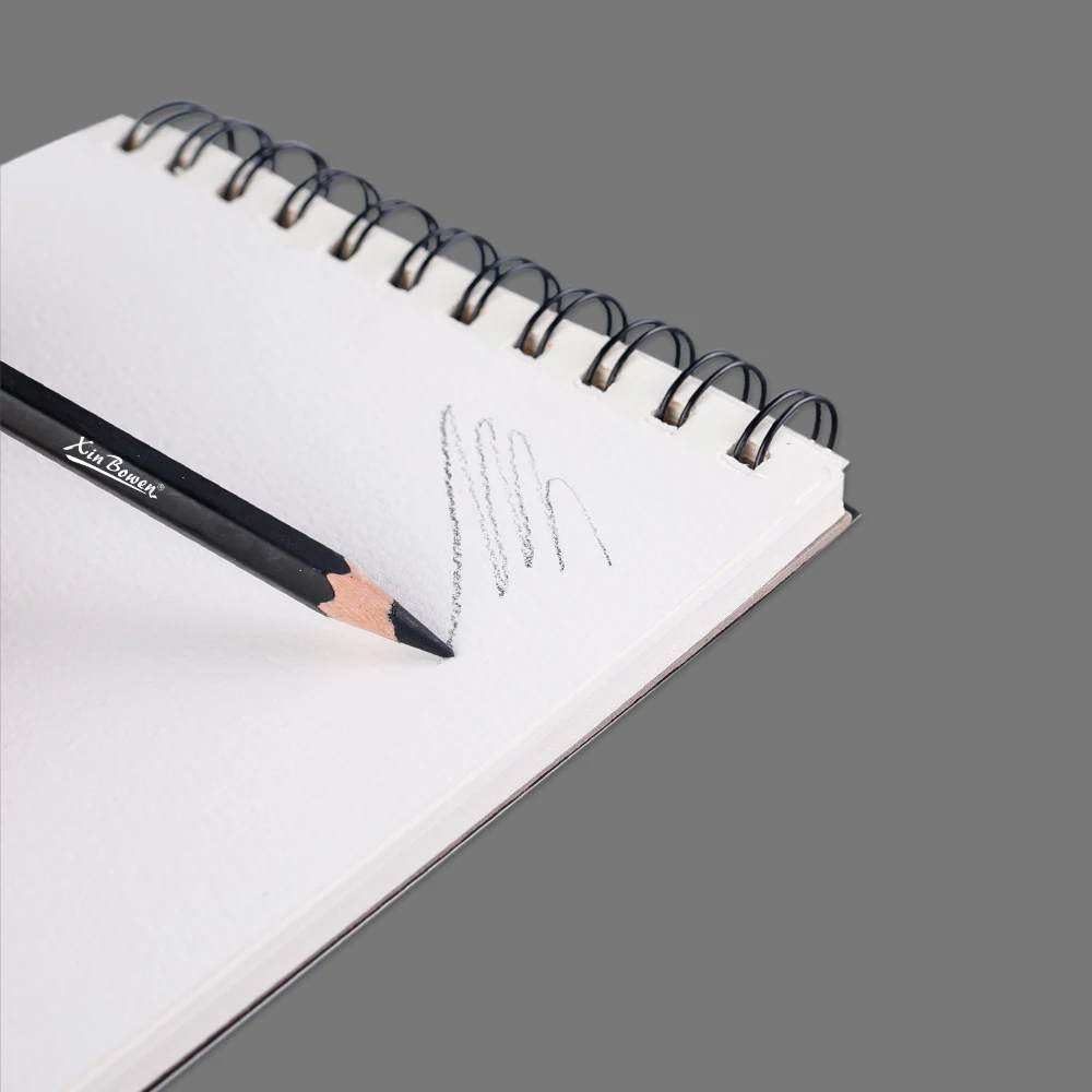 Hand Drawn Art Sketchbook Spiral Notebook A3 A4 A5 Size 30 Sheets/Book