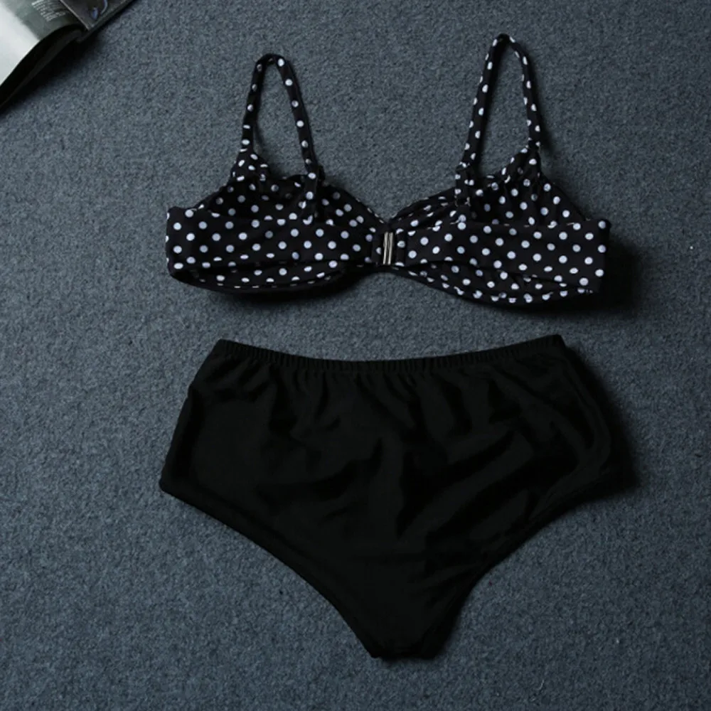 5XL Women polka dot Bikini Sets Plus Size Beach Two Piece Swimsuits Female Swimwear Suit Bottom Pool Summer sets swimming Beach cover-ups Beachwear