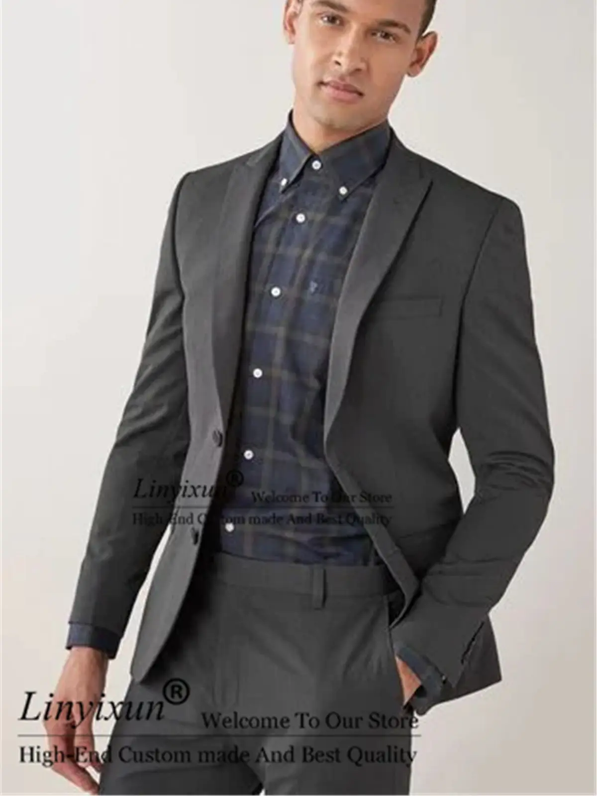 

Деловые мужские костюмы с заостренным лацканом, мужские комплекты из двух предметов, деловые костюмы для офиса, тонкие мужские костюмы