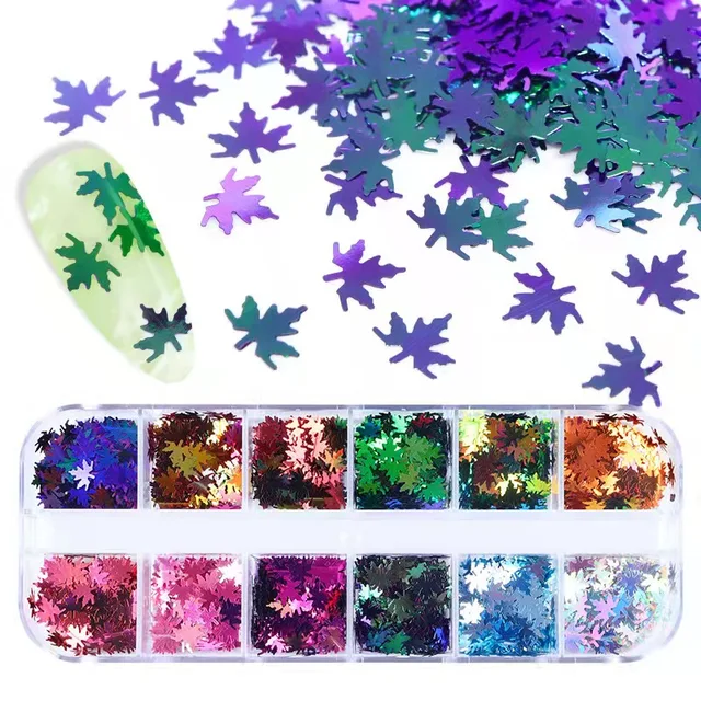 Holographic Butterfly  Heart Multi Shape  Laser Symphony Butterfly Sequins 3D Colorful Sequins Manicure  Nail Art Decoration MJLP 052