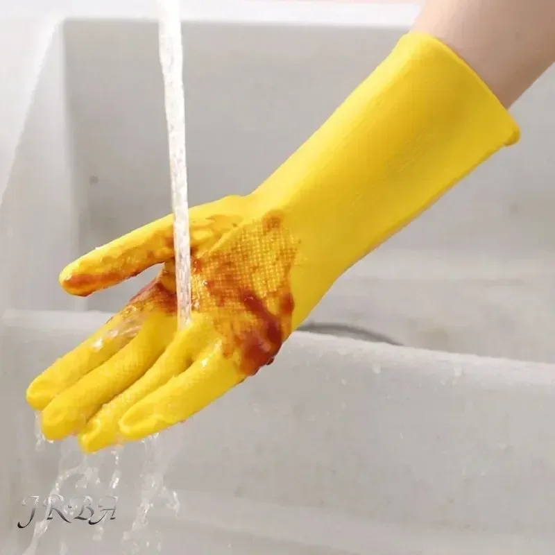 Dishwashing Gloves Latex Waterproof Household Kitchen