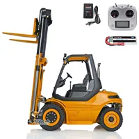 LESU RC Hydraulic 1/14 Forklift Truck Radio Control Transfer Car RTR Model Light Sound Systems Battery Toy Gift THZH1380 2