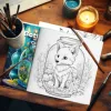 Bottle World Coloring Book 24 page Gift For Birthday Party Relieve Stress Kill Time Graffiti Painting Drawing Book Original 5