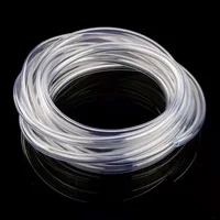 4*6mm Aquarium Tube Reinforced Transparent Aquarium Oxygen Pump Hose Air Bubble Stone Fish Tanks Pond Pump Tube accessories 2