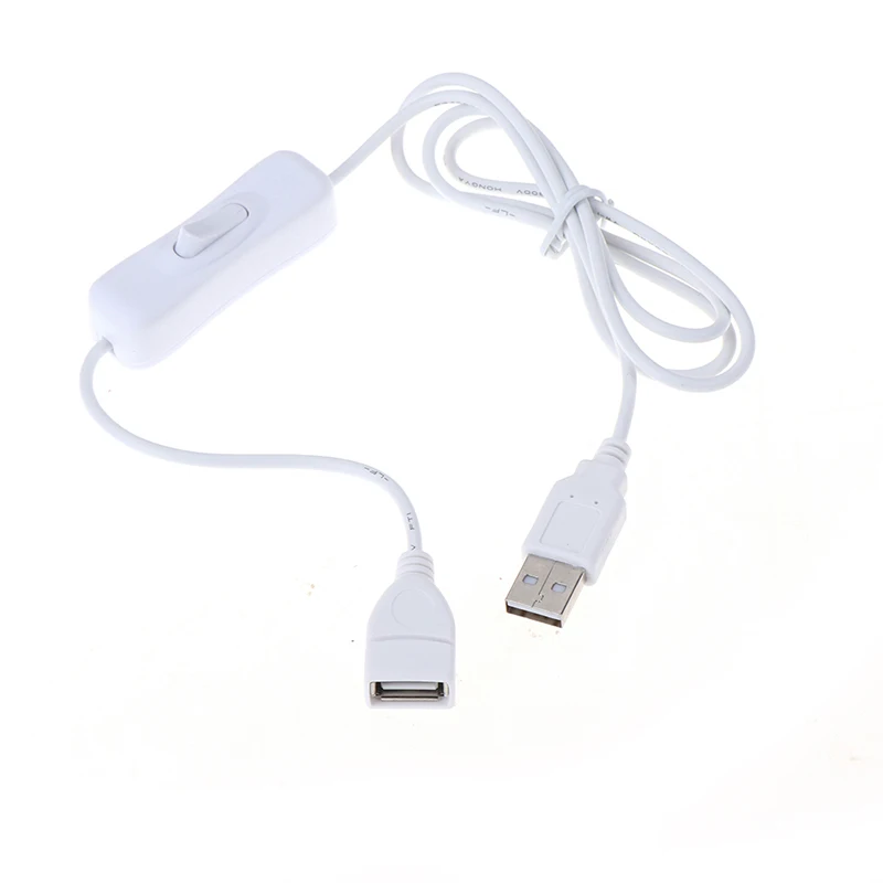 100cm USB 케이블 연장 코드 스위치 ON/OFF 케이블 연장 토글 USB 전원 공급 장치 라인 내구성 어댑터 액세서리