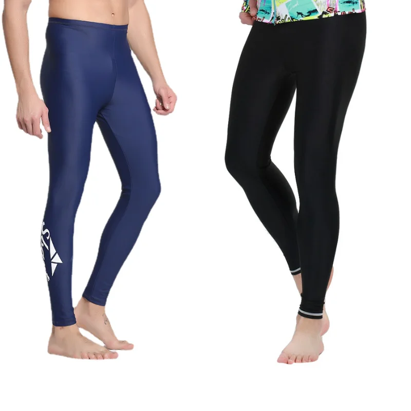 SBART Women Men Surfing Leggings Wetsuit Pant Rash Guard Tight Pants Swimsuit Anti-Jellyfish Snorkeling Trunks Plus Size 3XL L