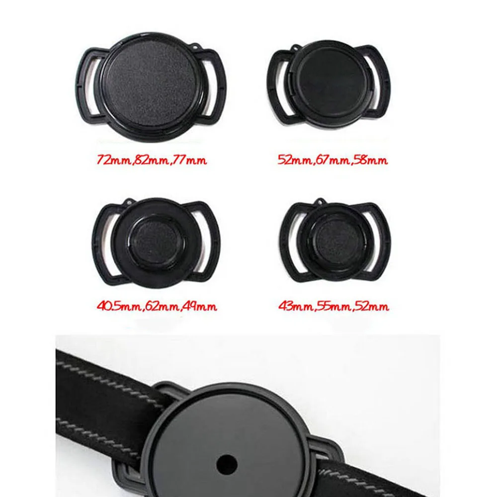 Universal Lens Cap Holder with Anti-Lost Buckle