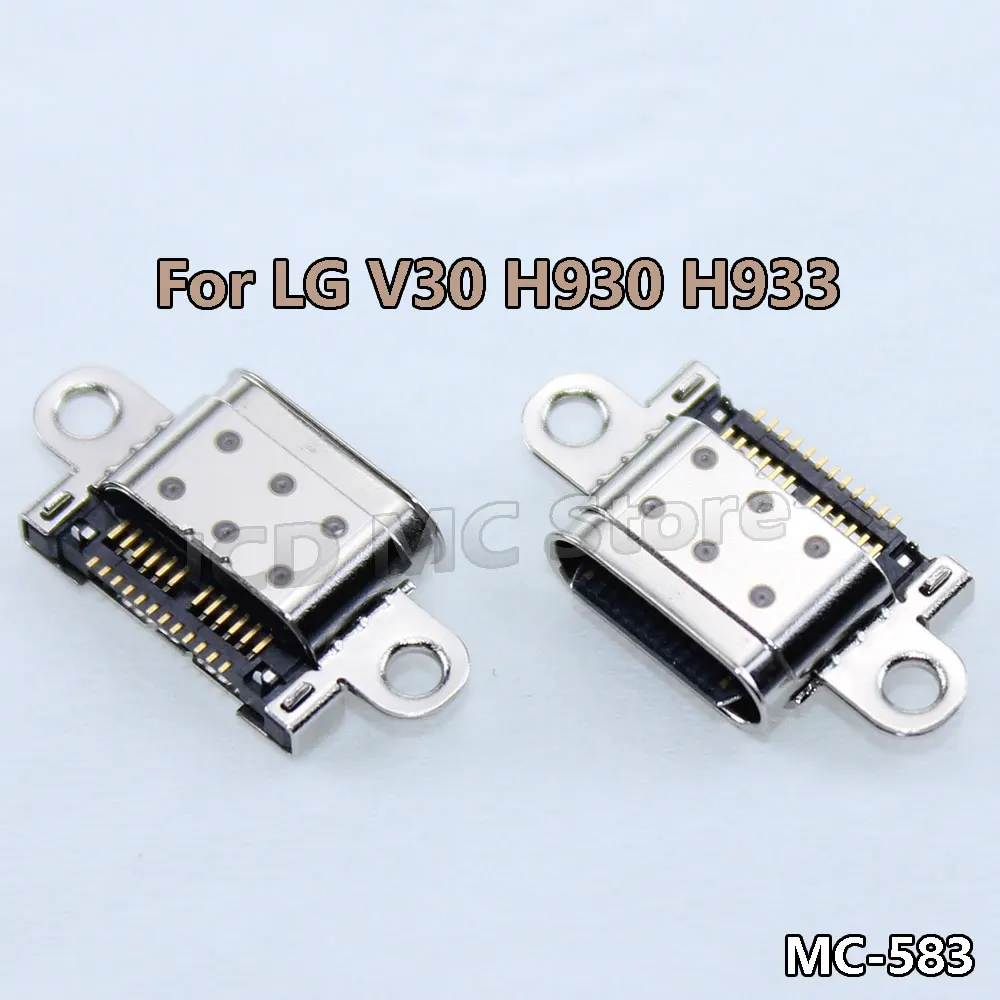 

2pcs Type C Mini micro USB Charging Port Charger Connector For LG V30 H930 H933 Plug Jack Socket Dock