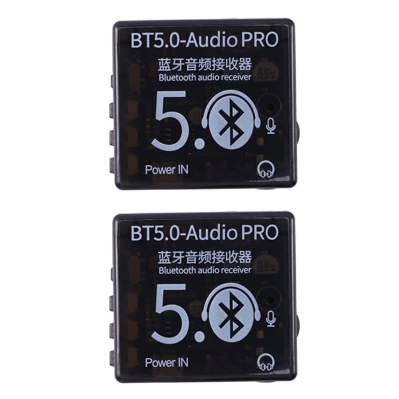 

Top Deals 2X BT5.0 Audio Pro Bluetooth Audio Receiver MP3 Lossless Decoder Board Wireless Stereo Music Car Speaker Receiver