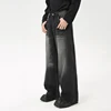 IEFB American Style Male Jeans Loose Zipper Wide-leg Washed Denim Pants High Street Summer New Trendy Trousers 2024 9C6160 5