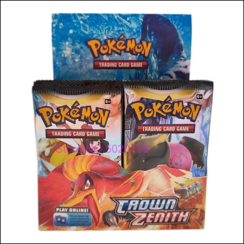 Pokemon Cards Crown Zenith 36 Bags Sealed Booster Box GX