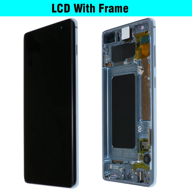 Dynamic AMOLED 6.4'' LCD For SAMSUNG S10 PLUS SM-G9750 G975F Display Touch Screen Digitizer Replacement With Service Pack S9ae15e4d19604c01b13718116882dea07