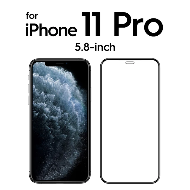 SmartDevil 2 Pcs for iPhone 11 Full Cover Tempered Glass for iPhone 13 Pro Max 12 mini 7 8 X XS XR SE 3 2020 Screen Protector HD for iPhone 11 Pro
