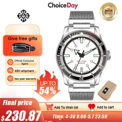 2024 NEW IPOSE IX&DAO GMT Men Automatic Mechanical Watch PT5000 40mm Luxury Sport Casual  5303 AR Coating C3 Diving Reloj Hombre