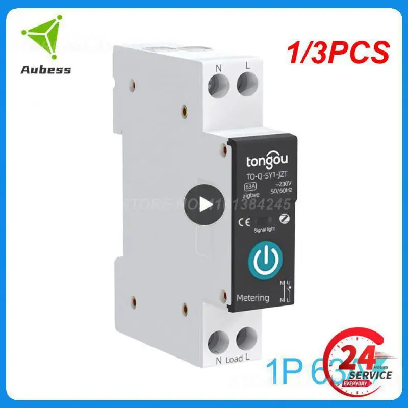 

1/3PCS Tuya Smart Home Circuit Breaker Din Rail For Wireless Remote Control Switch Works With Alexa Home Assistant