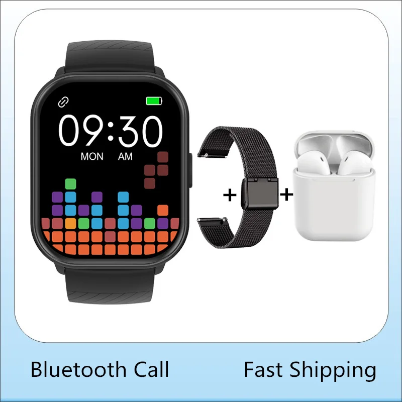 Smart Watch Koreaanse Ondersteuning 2024 Waterdichte Ip68 Bluetooth Call Whatsapp Notificatie Spraakassistent Multi Sport Fitness Track