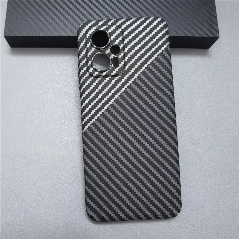 Carbon Fiber Slim Protective Phone Case - Hard Back Cover Shell
