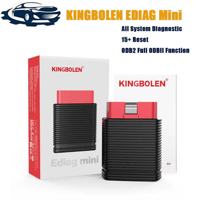 

Kingbolen Ediag миниатюрные инструменты для диагностики автомобиля, 15 сбросов, считыватель кодов OBD2, считывание/очистка кода ошибок PK Thinkdiag Mini