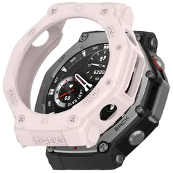 TPU Protective Case for Smart Watch Strap - Soft Silicone Bumper Protector Shell Accessories (Pink)