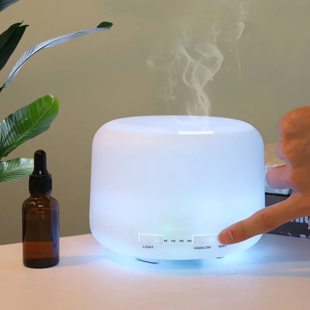 

500ml Ultrasonic Aroma Aromatherapy Diffuser Essential Oils Air Humidifier Electric Smell for Home Room Fragrance Mist Maker