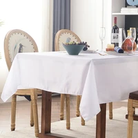 Rectangle Satin Tablecloth Wedding Table Cloth White Black for party Birthday Events Banquet Decor Home Dinner Tablecloths 2